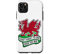 Don't Forget To Sing When You Win Banner Welsh Dragon Case for iPhone 11 Pro Max