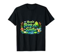 Dont Frog-et to Smile Cottagecore Frog Nature Art T-Shirt
