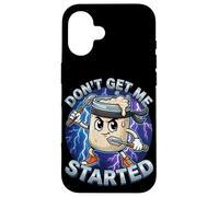 Don't Get Me Started Funny Sourdough Starter Baker Pun Case for iPhone 16