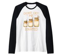 Don't Get Me Started Hobby Baker Sourdough Starter Set Raglan Baseball Tee