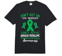 Don't Get ON My Nerves Traumatic Brain Injury Awareness Comfort Colors Adult Heavyweight T-Shirt