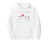 Don't Ghost Your Feelings Talk About Them Ghosts Design Pullover Hoodie