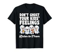 Don't Ghost Your Kids' Mental Health Awareness Halloween T-Shirt