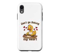 Don't Go Baking My Heart Cruise Duck Baker Pun Fun Case for iPhone XR