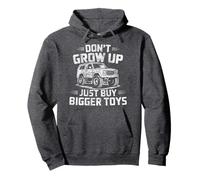 Don't Grow Up Buy Bigger Toys 4x4 RC Car Pullover Hoodie