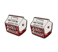 "Don't Hate Me Because I'm a Little Cool" Words Enamel Pin - Cute Cartoon Socially Awkward Badge for Bag, Clothes & Lapel - Funny Punk Jewelry & Cooler Brooch Gifts for Friends, Men, Women, Adults (2)