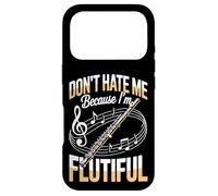 Dont Hate Me Because Im Flutiful Flute Band Music Flutist Case for iPhone 17 Pro