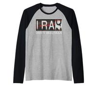 Don't Iraq Iran anti War in the middle east anti war Peace Raglan Baseball Tee