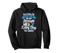 Dont Judge Me You Have No Idea Type 1 Diabetes Pullover Hoodie