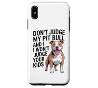 Don't Judge My Pit Bull, Pittie, Pitbull Advocate Case for iPhone XS Max
