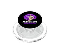Dont Judge What You Cant Understand Alzheimers Purple Ribbon PopSockets PopGrip for MagSafe