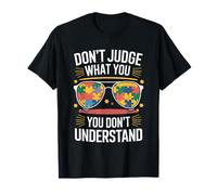 Don't Judge What You Don't Understand Autism Autistic Kids T-Shirt