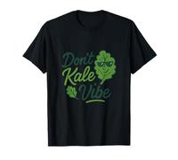 Don't Kale My Vibe Vegan Cooking BBQ Foodie Graphic T-Shirt