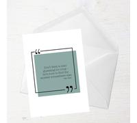 Don't Keep A Man Guessing Too Long Greetings Card - Standard Card