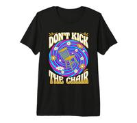 Don't Kick The Chair Retro 70s Psychedelic Time Vortex Premium T-Shirt