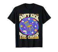 Don't Kick The Chair Retro 70s Psychedelic Time Vortex T-Shirt