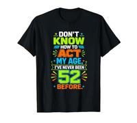 Dont Know How to Act My Age Never Been Value Graphic T-Shirt, Men, Black, S