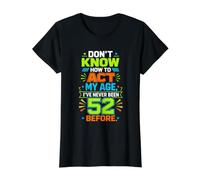 Dont Know How to Act My Age Never Been Value Graphic T-Shirt, Women, Black, L