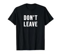 Don't Leave Value Graphic T-Shirt, Men, Black, M