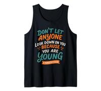 Don't Let Anyone Look Down On You - Vintage Christian Faith Tank Top
