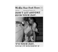Don't Let Anyone Ruin Your Day Canvas Poster Bedroom Decor Landscape Office Room Decor Gift Unframe-style 12x18inch(30x45cm)