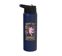 Don't Let Bad Vibes Dim Your Sparkle Protect Your Magic Stainless Steel Insulated Water Bottle