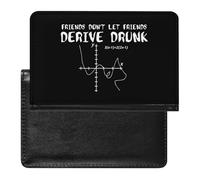 Don't Let Friends Derive Drunk1 Slim Passport Holder Credit Card Cover Travel Essentials Wallet