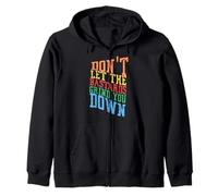 don't let the bastards grind you down women's right book Zip Hoodie