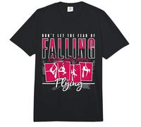 Don't Let The Fear of Falling Keep You Aerial Hoop Aerialist Comfort Colors Adult Heavyweight T-Shirt