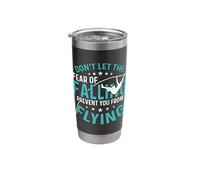 Don't Let The Fear of Falling Pole Vaulting Lover Pole Vault Stainless Steel Insulated Tumbler