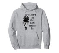 Don't let the old man in vintage Man walking with a guitar Pullover Hoodie