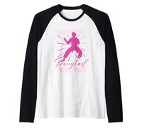 Don't Let The Ponytail Fool You Karate Taekwondo Athletes Raglan Baseball Tee