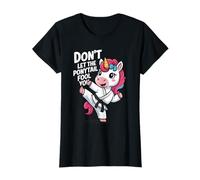 Don't Let The Ponytail Fools You Martial Arts Karate Girls T-Shirt