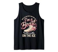 Don't Let The Pretty Face Fool You Beast On The Ice Tank Top