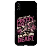 Don't Let The Pretty Face Fool You I'm A Taekwondo Beast Case for iPhone XS Max