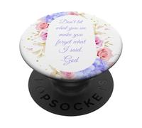 Don't Let What You See - Women Girls Floral Christian Faith PopSockets Adhesive PopGrip