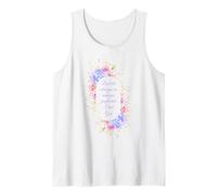Don't Let What You See - Women Girls Floral Christian Faith Tank Top