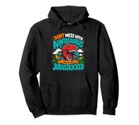 Don't lie down with aunt on dinosaur aunt Pullover Hoodie