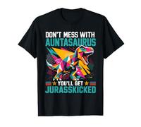 Don't Lie Down with Aunt on Dinosaur Aunt Value Graphic T-Shirt