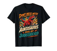Don't Lie Down with Aunt on Dinosaur Aunt Value Graphic T-Shirt