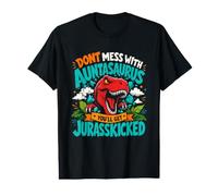 Don't Lie Down with Aunt on Dinosaur Aunt Value Graphic T-Shirt