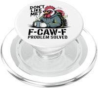 Don't Like Me? F-CAW-F Problem Solved - Funny Chicken PopSockets PopGrip for MagSafe