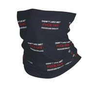 Dont Like Me Fuck Off Problem Solved Men Women Neck Warmer Lightweight Face Covering Scarf Soft Snoods For Winter Cold Weather Skiing Motorcycle