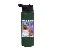 Don't Like My Driving Stay Off The Sidewalk Capybara Stainless Steel Insulated Water Bottle