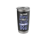 Don't Like People, Love Dogs Stainless Steel Insulated Tumbler