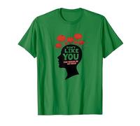 Don't Like You Voices in My Head Mental Health Art T-Shirt, Men, Kelly Green, XL