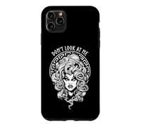 Don't Look At Me Funny Feminist Halloween Goth Medusa Witch Case for iPhone 11 Pro Max