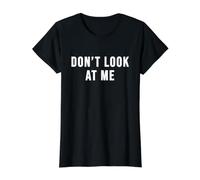 Don't Look at Me Value Graphic T-Shirt, Women, Black, XL
