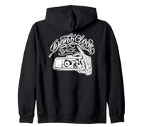 DON'T LOOK BACK Gangster Cholo Tattoo Chicano Art Skeleton Zip Hoodie