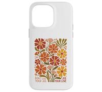 Don't Love Your Job Meme Boho Retro 70s Floral Case for iPhone 14 Pro Max